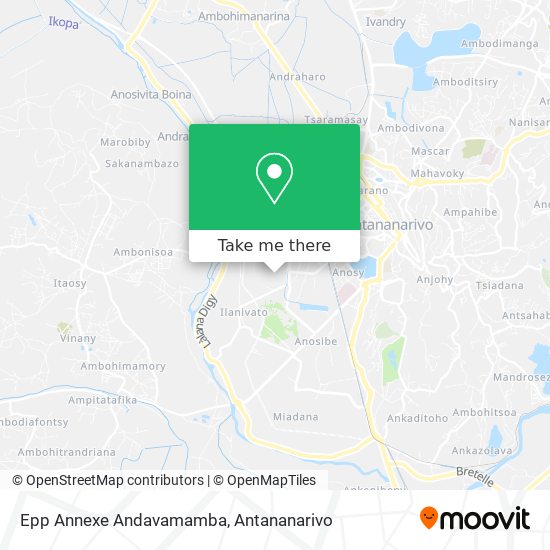 Epp Annexe Andavamamba map