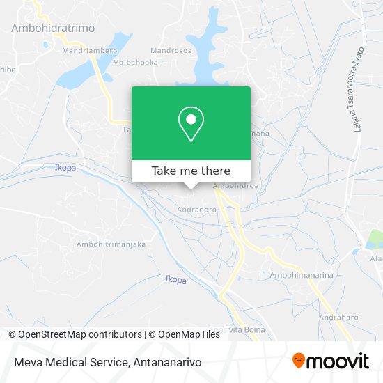 Meva Medical Service map