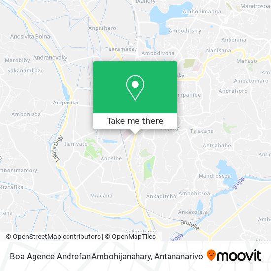 Boa Agence Andrefan'Ambohijanahary map