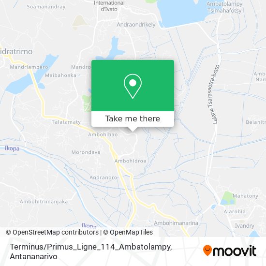 Terminus / Primus_Ligne_114_Ambatolampy map