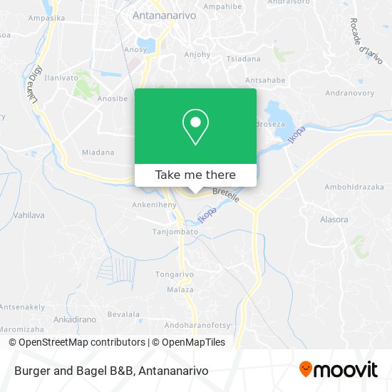 Burger and Bagel B&B map