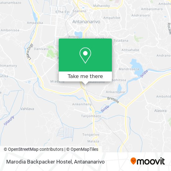 Marodia Backpacker Hostel map