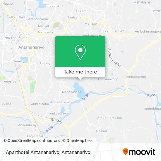 Aparthotel Antananarivo map