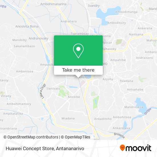 Huawei Concept Store map