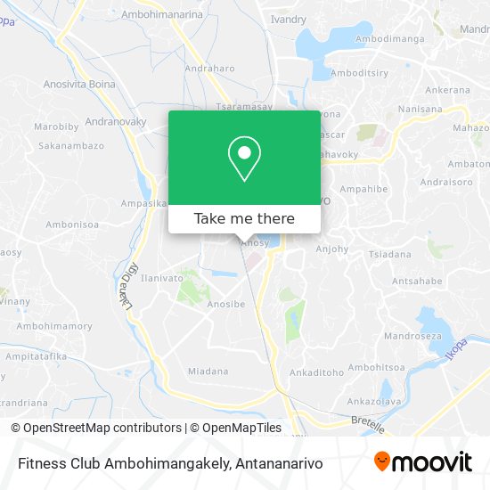 Fitness Club Ambohimangakely map