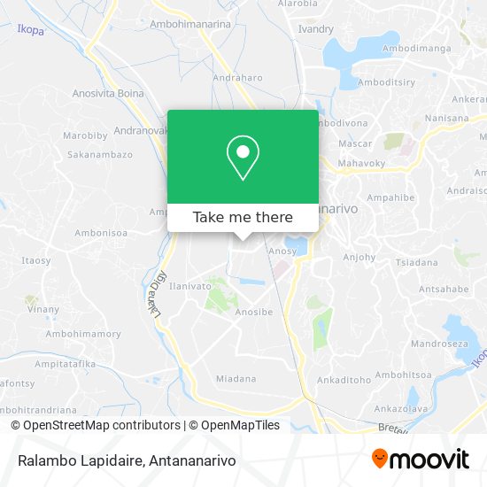 Ralambo Lapidaire map