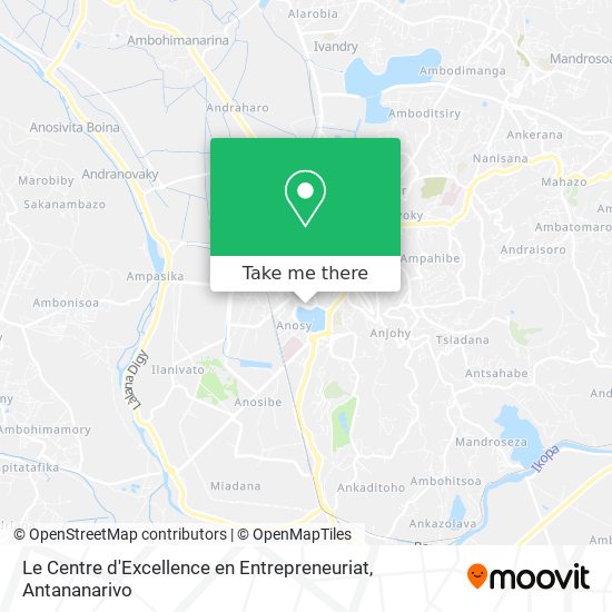 Le Centre d'Excellence en Entrepreneuriat map