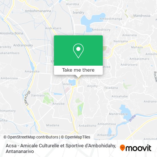 Acsa - Amicale Culturelle et Sportive d'Ambohidahy map