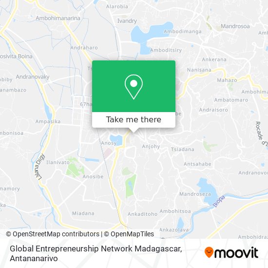 Global Entrepreneurship Network Madagascar map