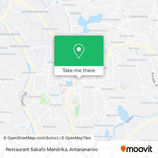 Restaurant Sakafo Mendrika map