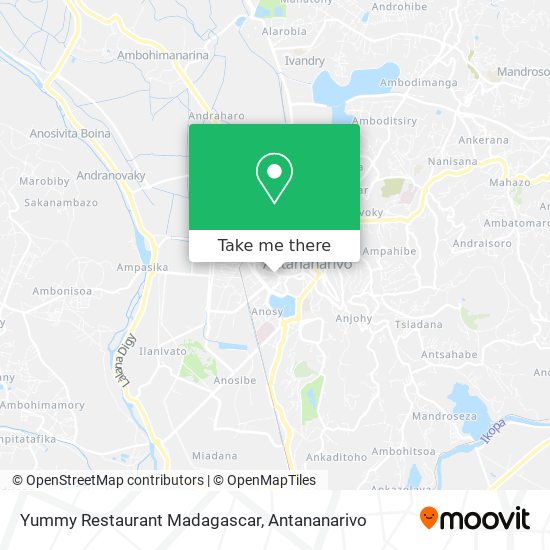 Yummy Restaurant Madagascar map