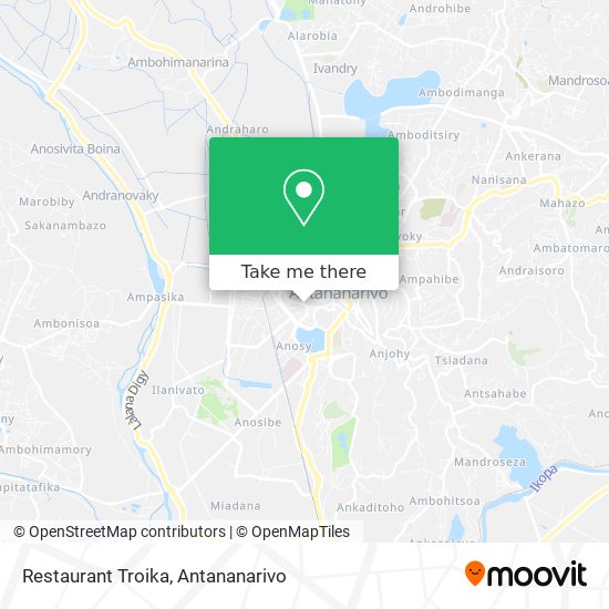 Restaurant Troika map