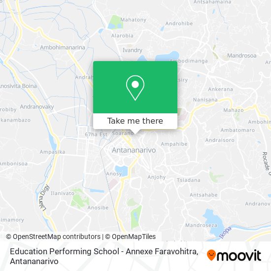 Education Performing School - Annexe Faravohitra map