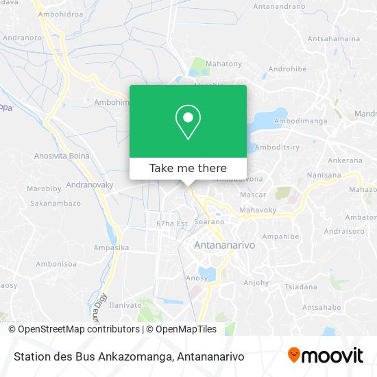 Station des Bus Ankazomanga map