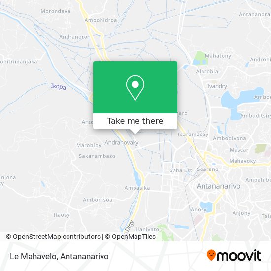 Le Mahavelo map