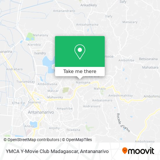 YMCA Y-Movie Club Madagascar map