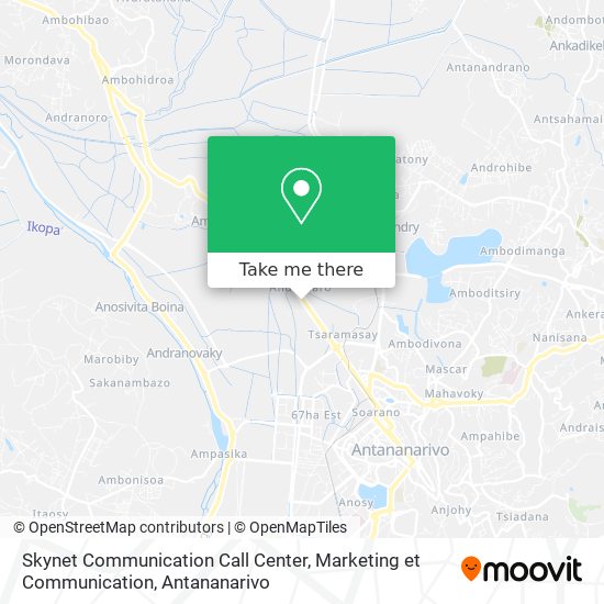 Skynet Communication Call Center, Marketing et Communication map