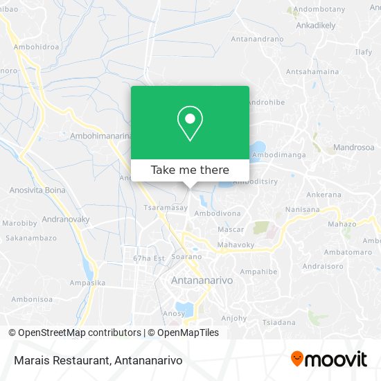 Marais Restaurant map