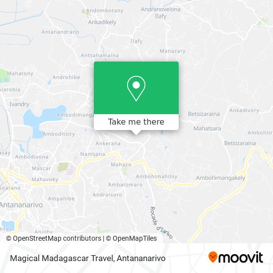 Magical Madagascar Travel map