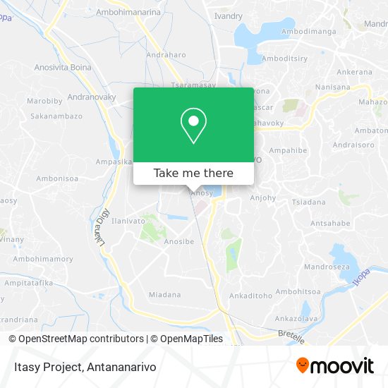 Itasy Project map