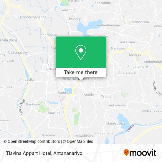 Tiavina Appart Hotel map