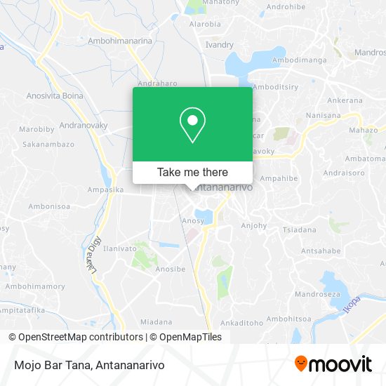 Mojo Bar Tana map