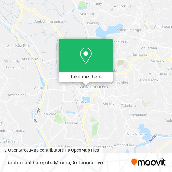Restaurant Gargote Mirana map