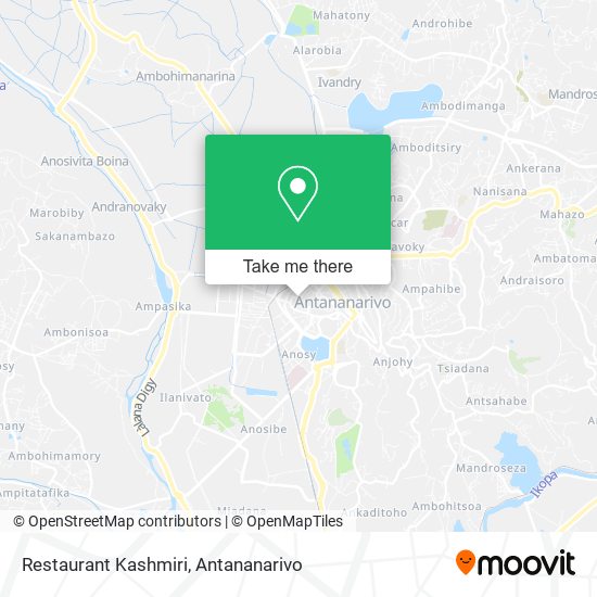 Restaurant Kashmiri map