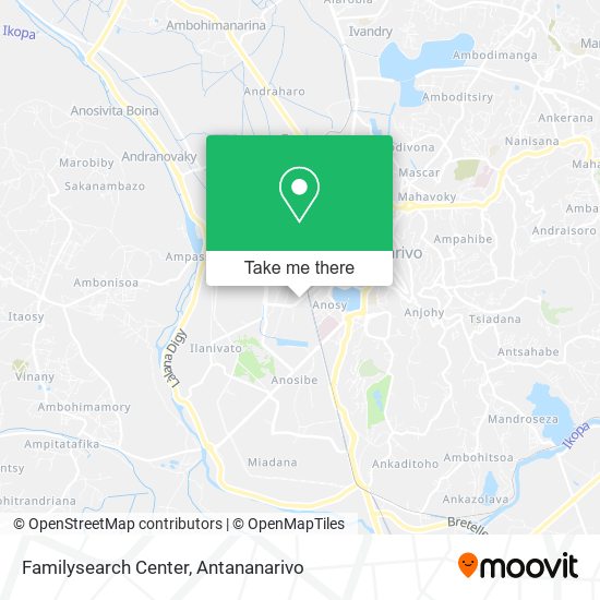 Familysearch Center map