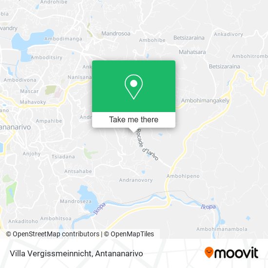 Villa Vergissmeinnicht map