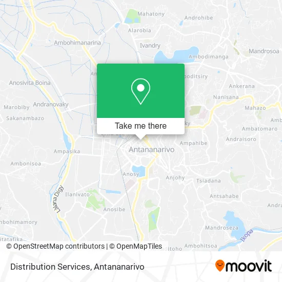 Distribution Services map