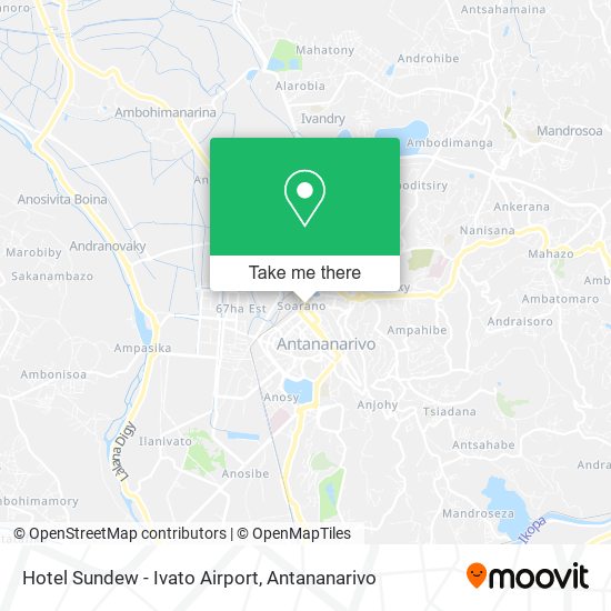 Hotel Sundew - Ivato Airport map