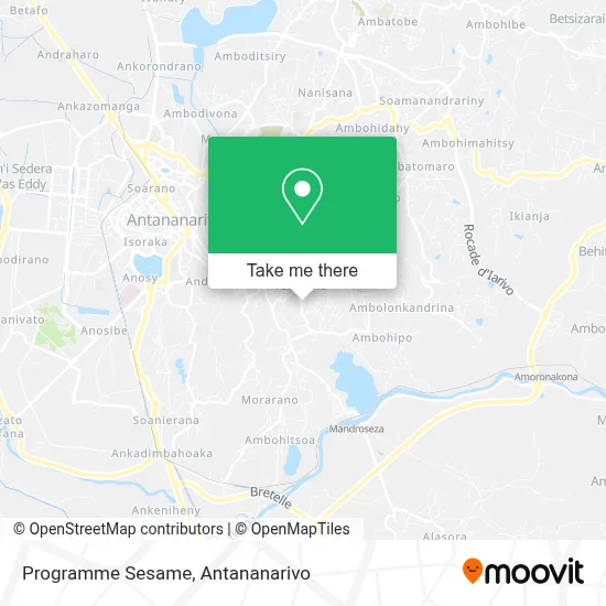 Programme Sesame map