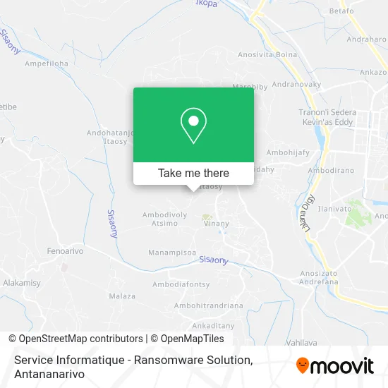 Service Informatique - Ransomware Solution map