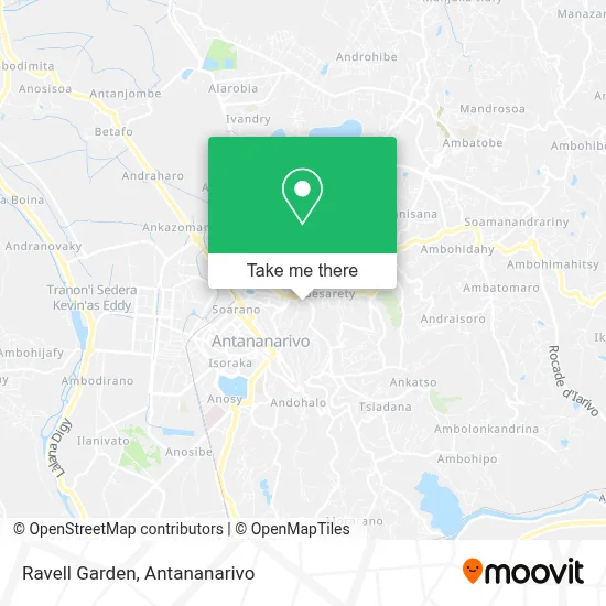 Ravell Garden map