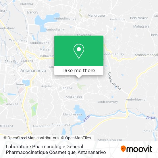 Laboratoire Pharmacologie Général Pharmacocinetique Cosmetique map