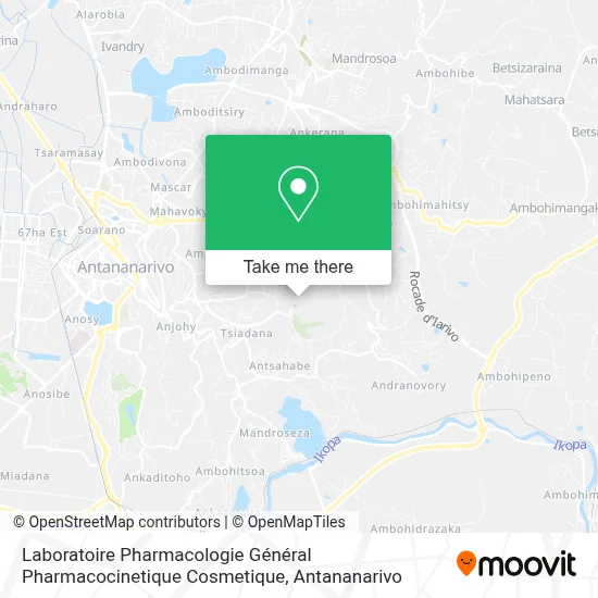 Laboratoire Pharmacologie Général Pharmacocinetique Cosmetique map