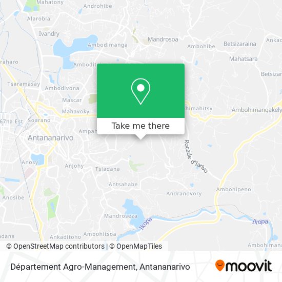 Département Agro-Management map