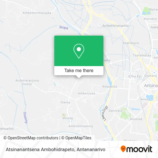 Atsinanantsena Ambohidrapeto map