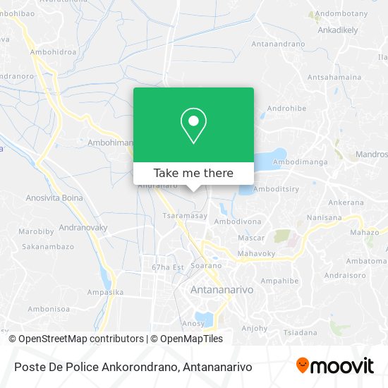 Poste De Police Ankorondrano map
