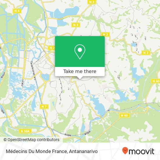 Médecins Du Monde France map