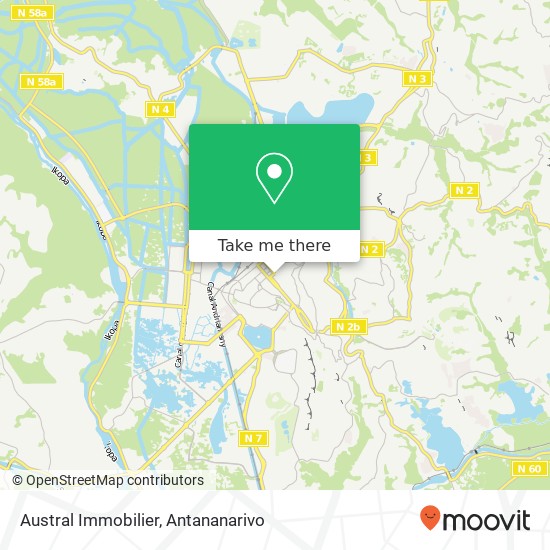Austral Immobilier map