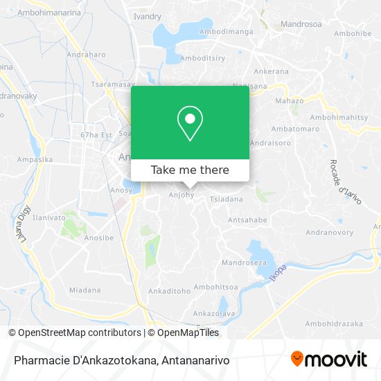 Pharmacie D'Ankazotokana map