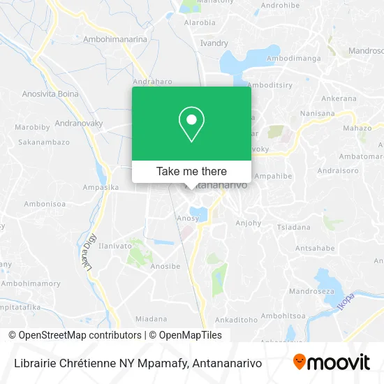 Librairie Chrétienne NY Mpamafy map