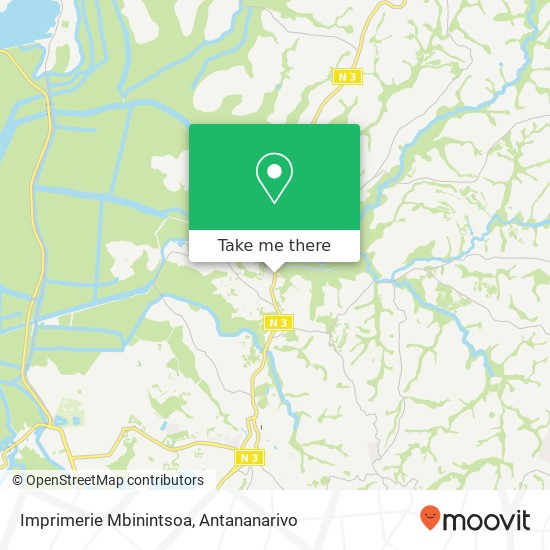 Imprimerie Mbinintsoa map