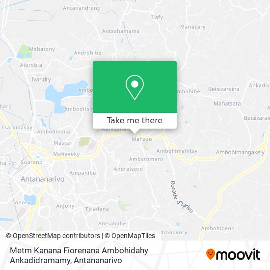 Metm Kanana Fiorenana Ambohidahy Ankadidramamy map