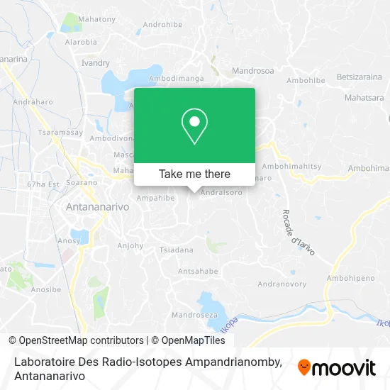 Laboratoire Des Radio-Isotopes Ampandrianomby map
