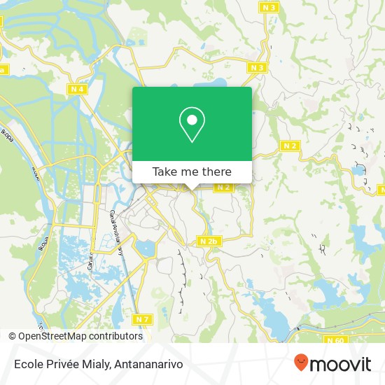 Ecole Privée Mialy map
