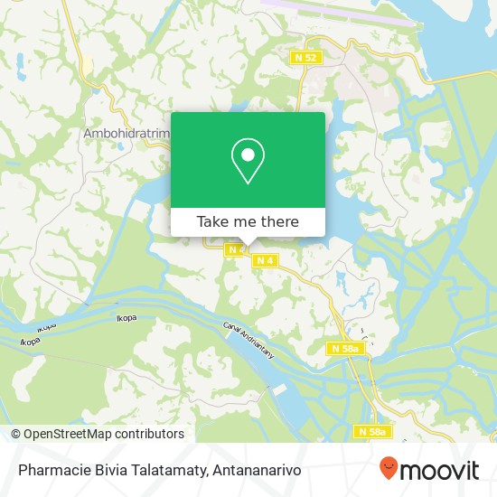 Pharmacie Bivia Talatamaty map