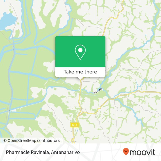 Pharmacie Ravinala map